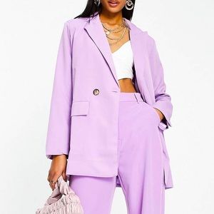 Tall dad purple blazer